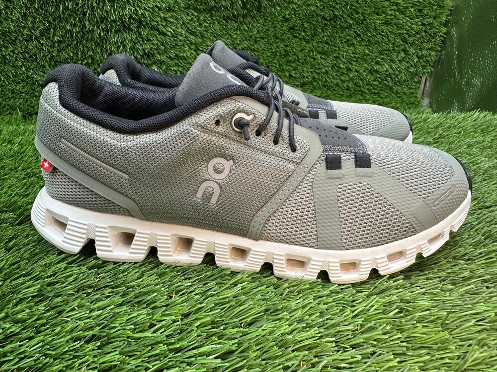 On Running Cloud 5 59.98557 Athletic Sneakers Womens 7.5 Green Mesh Training Gym